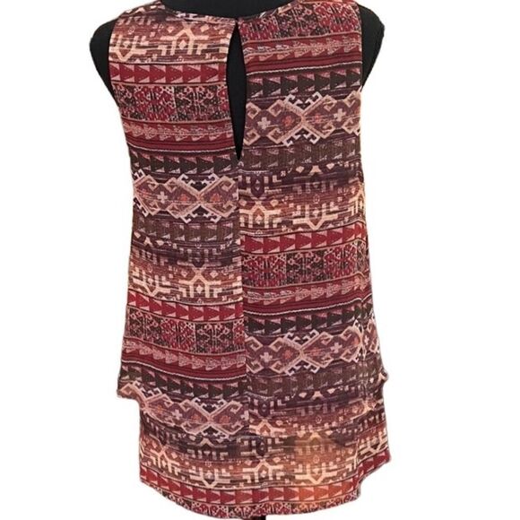 BCBGeneration Invert-Pleat Tribal Tank Top
Size M - Picture 2 of 6